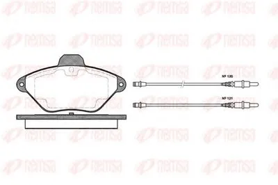 Комплект тормозных колодок, дисковый тормоз KAWE купить