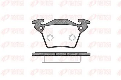Комплект тормозных колодок, дисковый тормоз KAWE купить