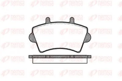 Комплект тормозных колодок, дисковый тормоз KAWE купить