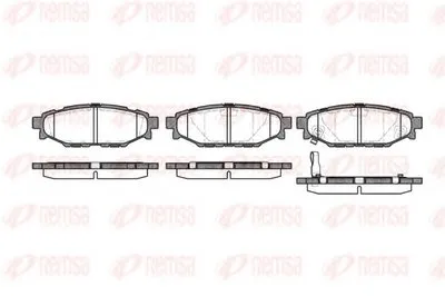 Комплект тормозных колодок, дисковый тормоз KAWE купить