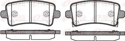 Комплект тормозных колодок, дисковый тормоз KAWE купить