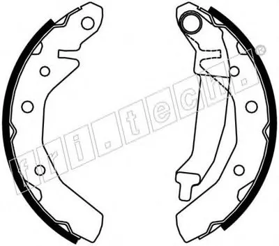 Комплект тормозных колодок REPARATION KIT fri.tech. купить