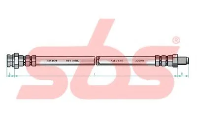 Тормозной шланг sbs купить