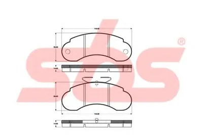 Комплект тормозных колодок, дисковый тормоз sbs купить