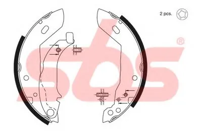 Комплект тормозных колодок sbs купить