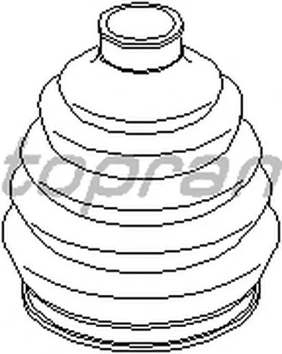 Пыльник, приводной вал TOPRAN купить