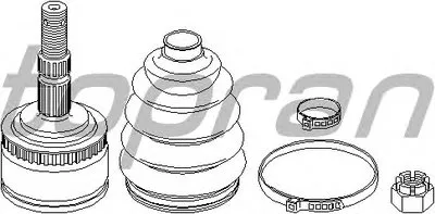 Шарнирный комплект, приводной вал TOPRAN купить