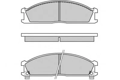 Комплект тормозных колодок, дисковый тормоз E.T.F. купить