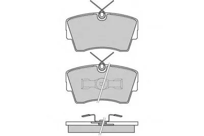 Комплект тормозных колодок, дисковый тормоз E.T.F. купить