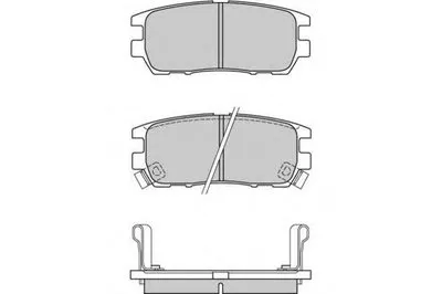 Комплект тормозных колодок, дисковый тормоз E.T.F. купить