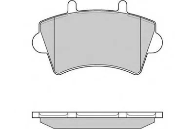 Комплект тормозных колодок, дисковый тормоз E.T.F. купить