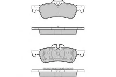 Комплект тормозных колодок, дисковый тормоз E.T.F. купить
