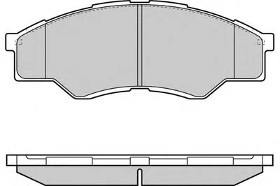 Комплект тормозных колодок, дисковый тормоз E.T.F. купить