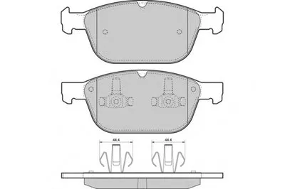 Комплект тормозных колодок, дисковый тормоз E.T.F. купить