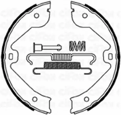 Комплект тормозных колодок, стояночная тормозная система CIFAM купить