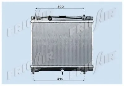 Радиатор, охлаждение двигателя FRIGAIR купить