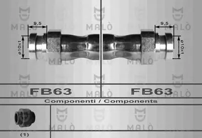 Тормозной шланг MALÒ купить