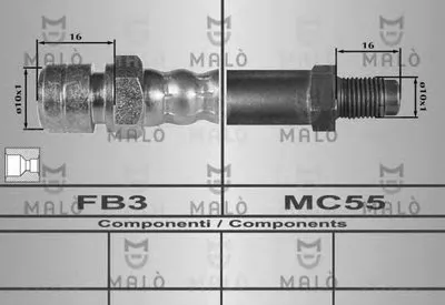 Тормозной шланг MALÒ купить