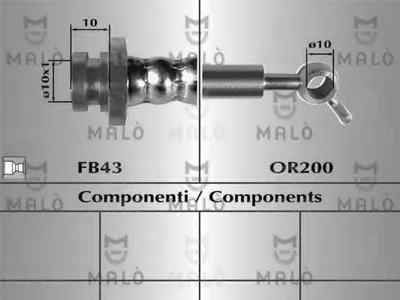 Тормозной шланг MALÒ купить