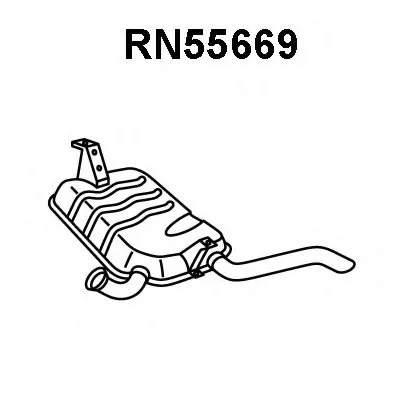 Глушитель выхлопных газов конечный VENEPORTE купить