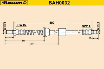 Тормозной шланг BARUM купить