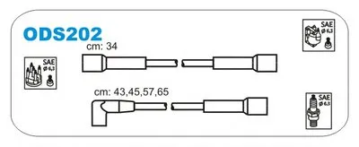 Комплект проводов зажигания JANMOR купить