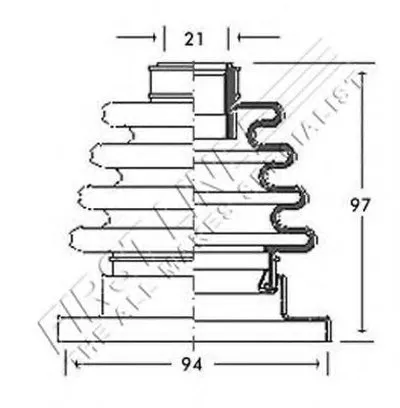 Пыльник, приводной вал FIRST LINE купить