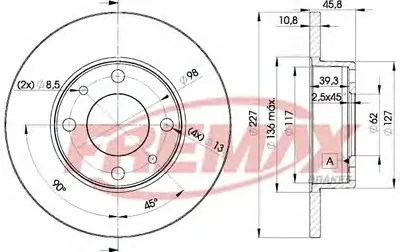 Тормозной диск Premium Carbon + FREMAX купить