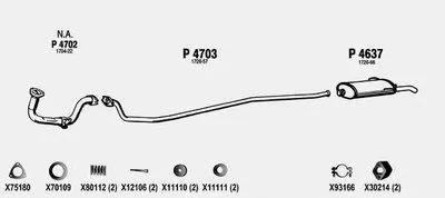 Система выпуска ОГ FENNO купить