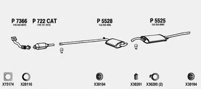 Система выпуска ОГ FENNO купить