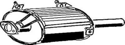 Глушитель выхлопных газов конечный ASMET купить