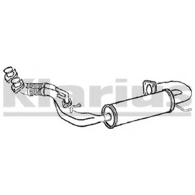 Предглушитель выхлопных газов KLARIUS купить