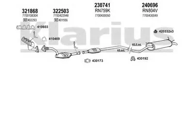 Система выпуска ОГ KLARIUS купить