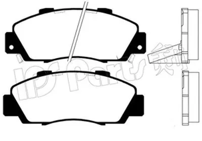 Комплект тормозных колодок, дисковый тормоз IPS Parts IPS Parts купить
