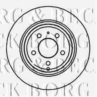 Тормозной диск BORG & BECK купить