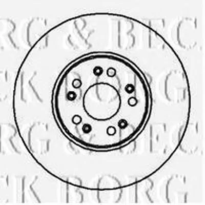 Тормозной диск BORG & BECK купить