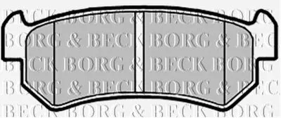 Комплект тормозных колодок, дисковый тормоз BORG & BECK купить
