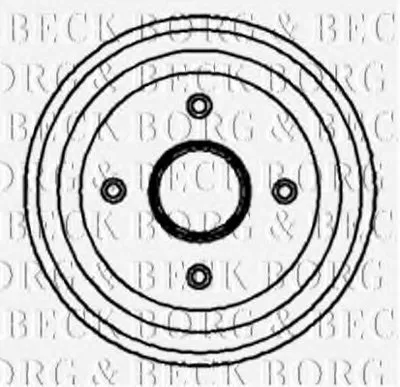 Тормозной барабан BORG & BECK купить