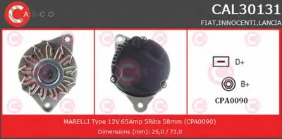 Генератор BRAND NEW SERIES CASCO купить