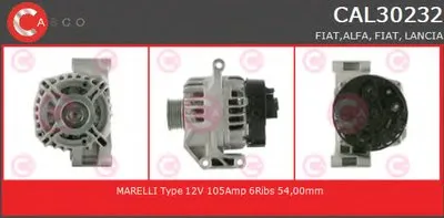 Генератор GENUINE SERIES CASCO купить