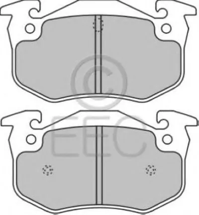Комплект тормозных колодок, дисковый тормоз EEC купить