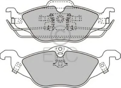 Комплект тормозных колодок, дисковый тормоз EEC купить