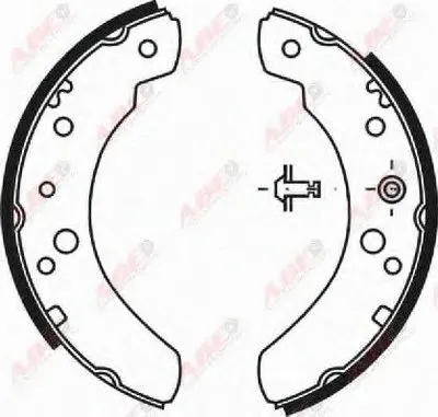 Комплект тормозных колодок ABE купить