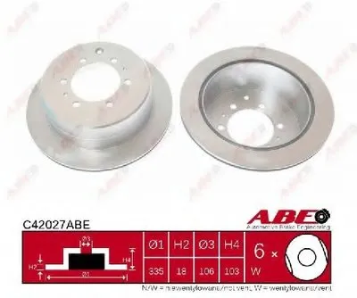 Тормозной диск ABE купить