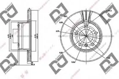 Тормозной диск DJ PARTS купить