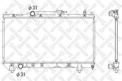 Радиатор, охлаждение двигателя STELLOX купить