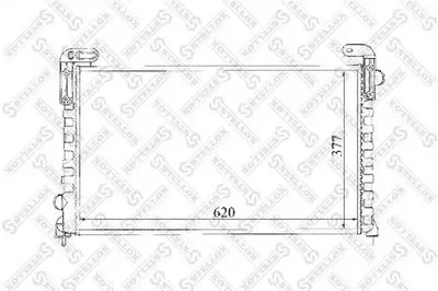 Радиатор, охлаждение двигателя STELLOX купить