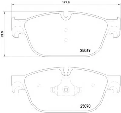 Комплект тормозных колодок, дисковый тормоз MINTEX купить