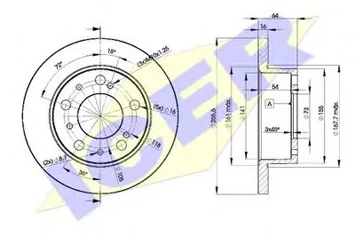 Тормозной диск ICER купить