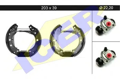 Комплект тормозных колодок ICER купить